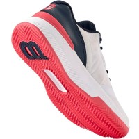 Baskets Femme Wilson Intrigue Pro TERRE BATTUE Blanc Bleu Marine  Offre - Pas cher