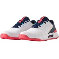 Baskets Femme Wilson Intrigue Pro TERRE BATTUE Blanc Bleu Marine  Offre - Pas cher