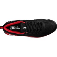 Wilson Rush Pro 4.5 Terre battue Noir Rouge Blanc Baskets  Offre - Pas cher