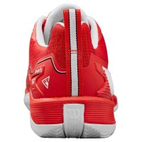 Wilson Rush Pro 4.5 Clay Red White Sneakers  Offer + Cheap