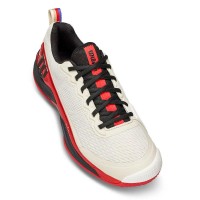 Zapatillas Wilson Rush Pro 4.5 Tofu Rojo  Oferta + Barato
