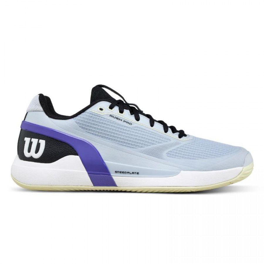 Zapatillas Wilson Rush Pro 5 Padel Gris Morado