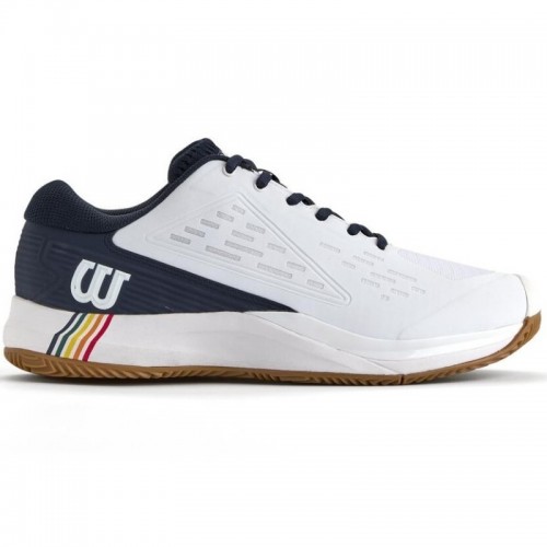 Wilson Rush Pro Ace Clay White Navy Blue Sneakers