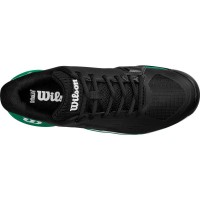 Wilson Rush Pro Ace Clay Black Green White Sneakers  Offer + Cheap