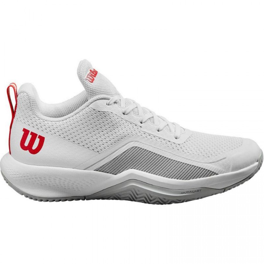 Wilson Rush Pro Lite Branco Azul Pérola Vermelha Sapatilhas Mulher  Oferta + Barato