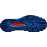 Wilson Rush Pro Lite Blanc Bleu Rouge Baskets  Offre - Pas cher