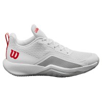 Chaussures Wilson Rush Pro Lite White Pearl Blue  Offre - Pas cher