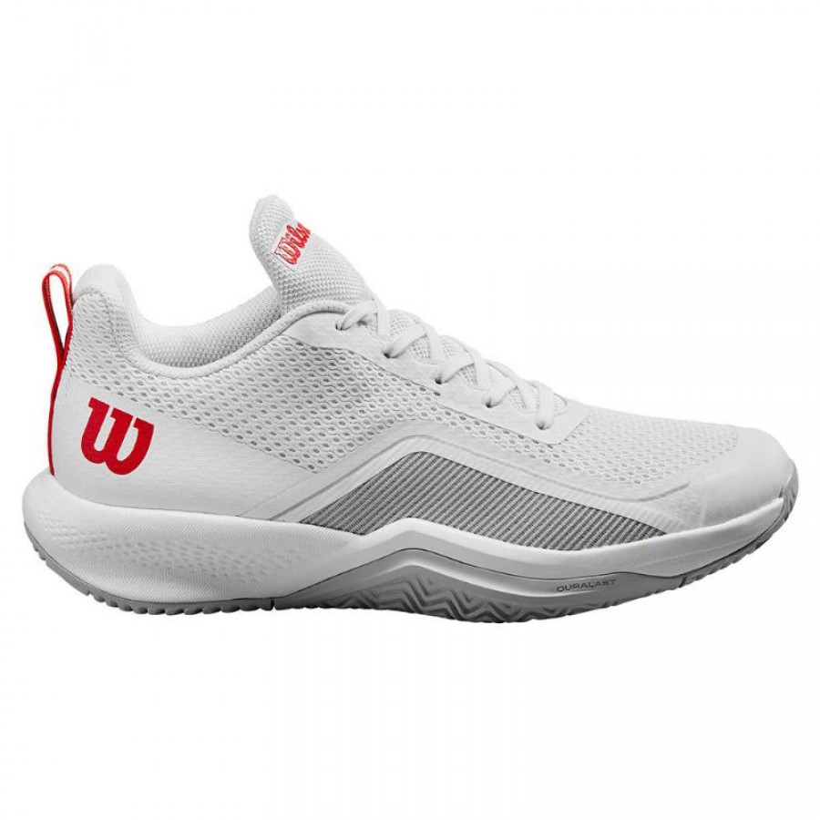 Chaussures Wilson Rush Pro Lite White Pearl Blue  Offre - Pas cher