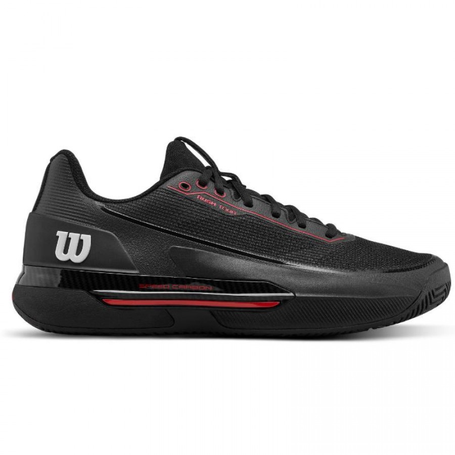 Wilson Rush Tour 5 CTC Black Red Sneakers